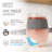 Wine FREEZE Cooling Cup in Translucent Ice
