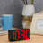 Alarm Clock For Bedroom, Large Big Numbers Display With Brightness Dimmer, Electric Bedside Desk Clock With USB Charging Port-2036385169