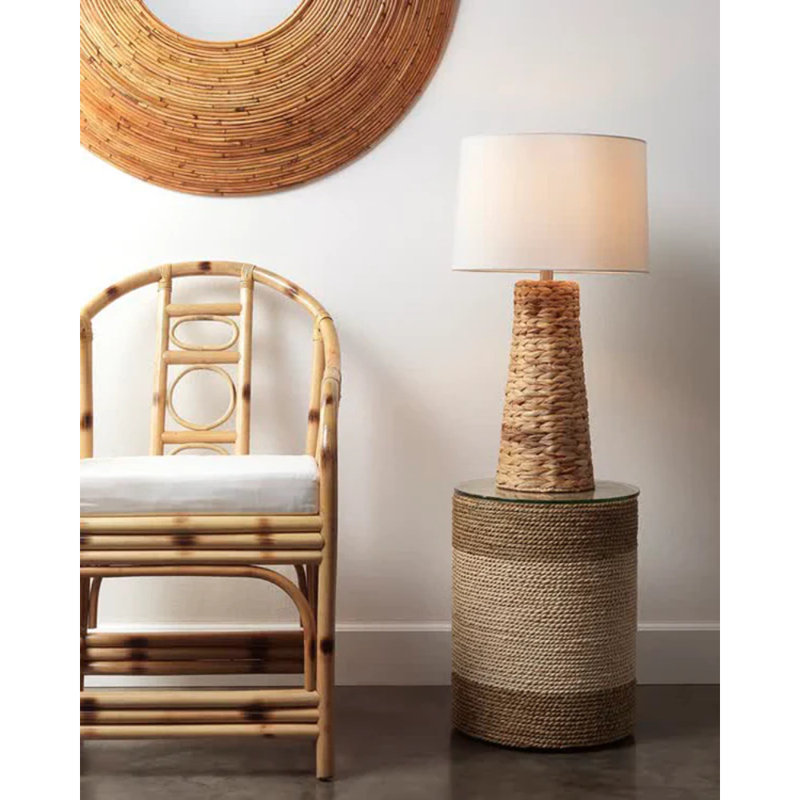 Aariya Glass Top End Table