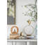 Console rectangulaire 47 po x 15,5 po x 31 po avec motif floral élégant et finition argentée miroir