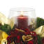 Hydrangea And Magnolia Leaf Holiday Candleholder
