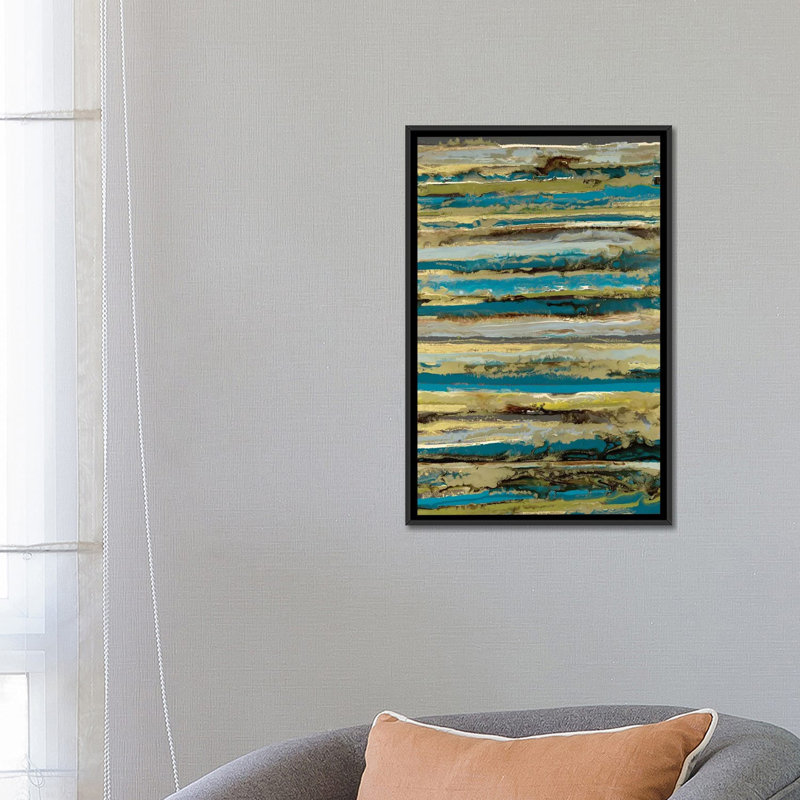 « lines », reproduction d’art sur toile, H 26 po x l 18 po x P 1,5 po, Toile tendue