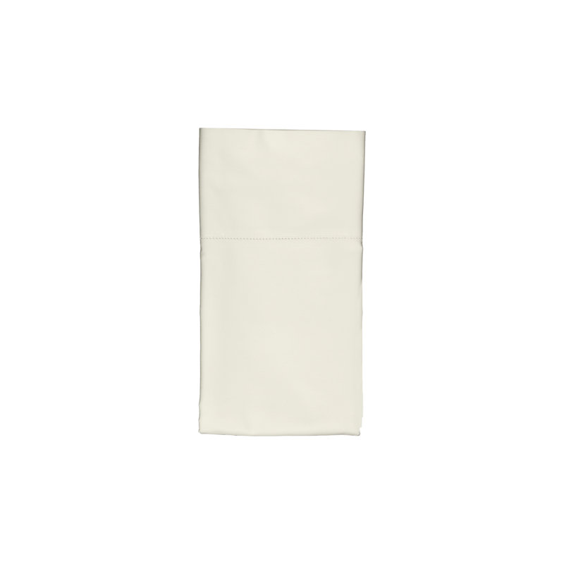 Eleonora Sateen Flat Sheet, Queen, Ivory