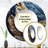 Phebia Gold Feather Glamour I - Glam Feather Unique Wall Mirror Decor, Gold Large Round Mirror, Printed Metal Art-2125372206