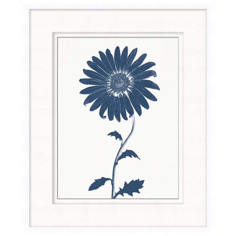 Fleur marine 6 - Peinture sur papier
