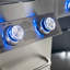 Barbecue au propane en acier inoxydable à brûleur 24367,4 de Monument Grills avec brûleurs latéraux doubles et station de cuisson infrarouge, 72 000 BTU - parfait pour les barbecues en famille, cadeau des Fêtes-106908349