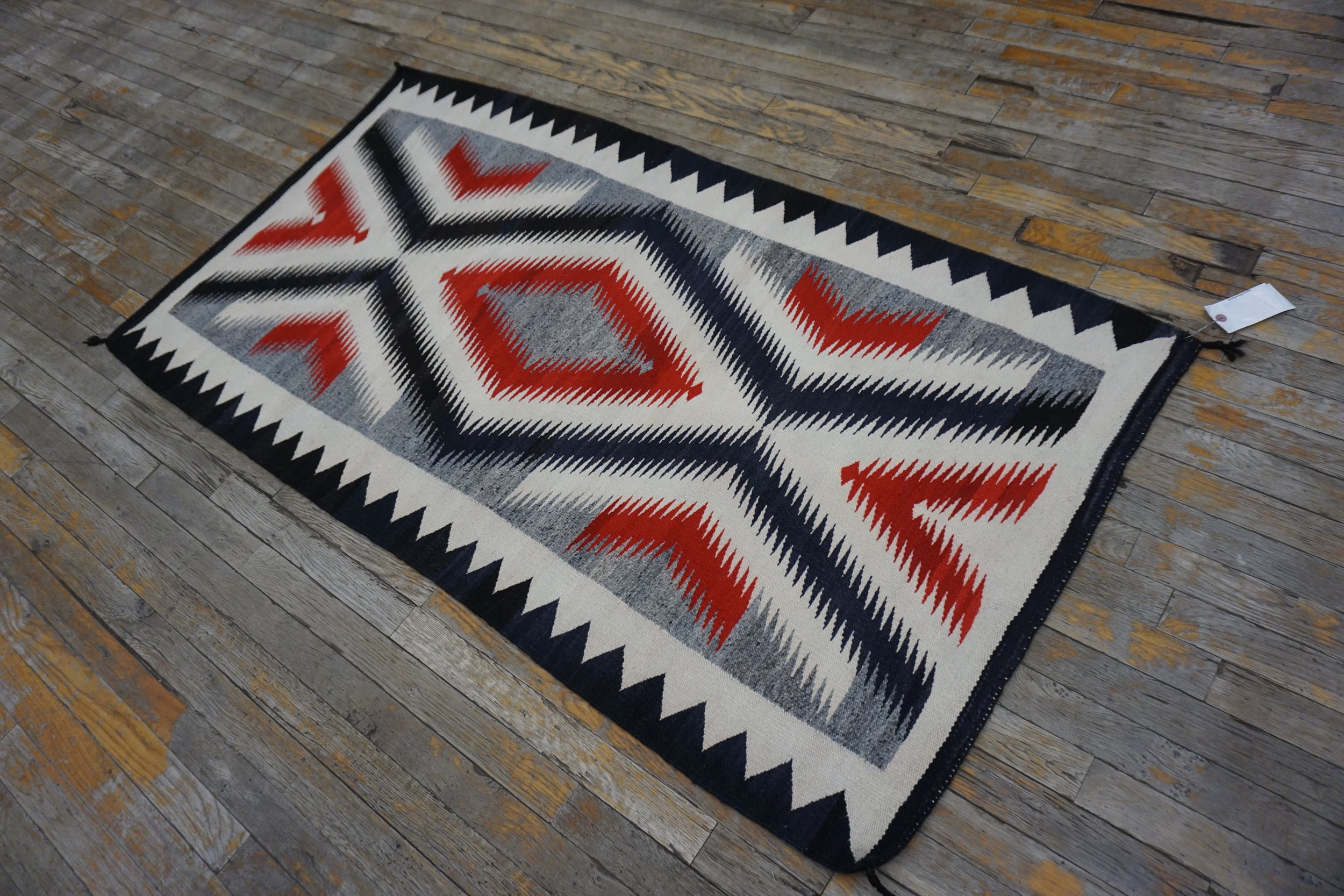 Rugs On Net Classic Native American Design Antique Navajo Flat Weave ...