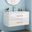 Gloss Wall-Mounted Bathroom Vanity With Mirro-1103263273-1103263272-1103263277