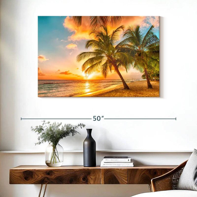 Barbados Island, reproduction sur toile, L 26 po x H 39 po