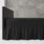 Premium Cotton Blend Plain Dyed Valance Sheet | Soft Durable and Breathable Luxury Bed Sheet for Ultimate Comfort-35991538-35991543