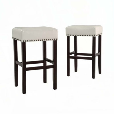 Tabouret de comptoir en similicuir