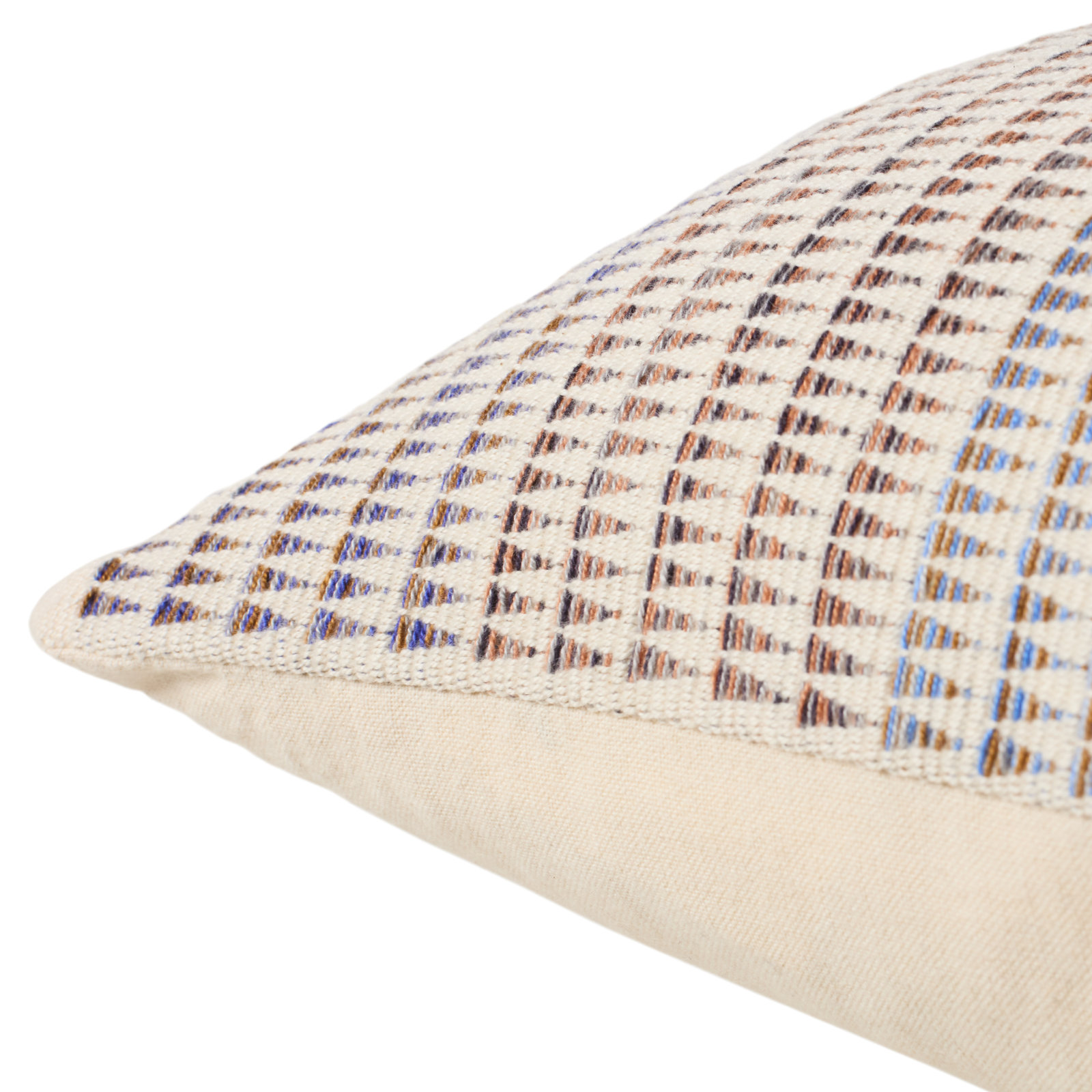 Caroline Embroidered Lumbar Throw Pillow, Polyester/Polyfill
