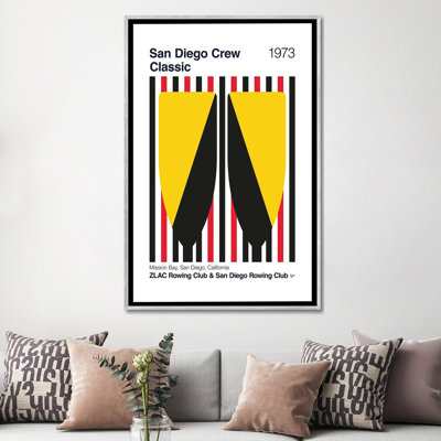 "San Diego Crew Classic", reproduction d'art murale sur toile