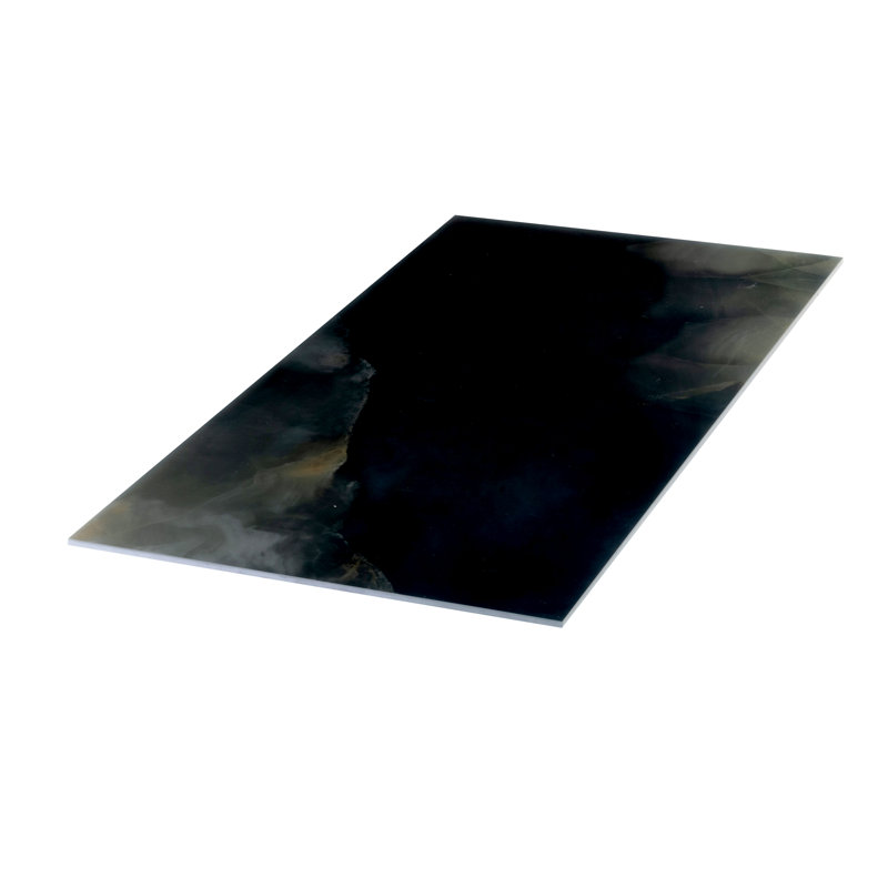 Splendor 24'' W x 48'' L Porcelain Singular Tile, Black