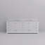 Meuble-lavabo double 84 po x 22 po profondeur, comptoir en quartz blanc-46124953-46124954