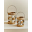 Wicker Tabletop Lantern-75314883-75314886