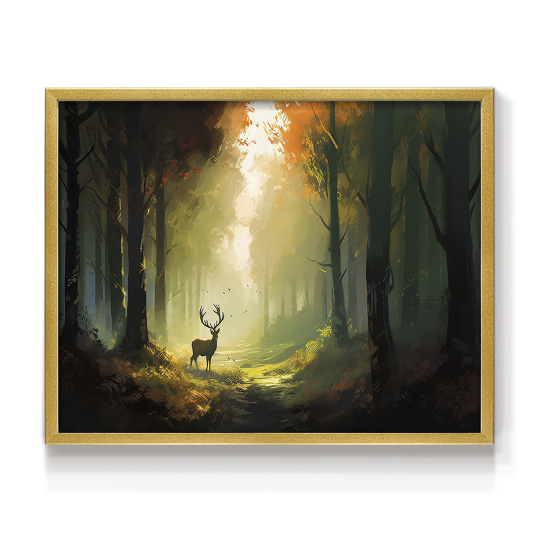 Faune - Édition encadrée - Restickable, H 8 po x l 10 po, Doré
