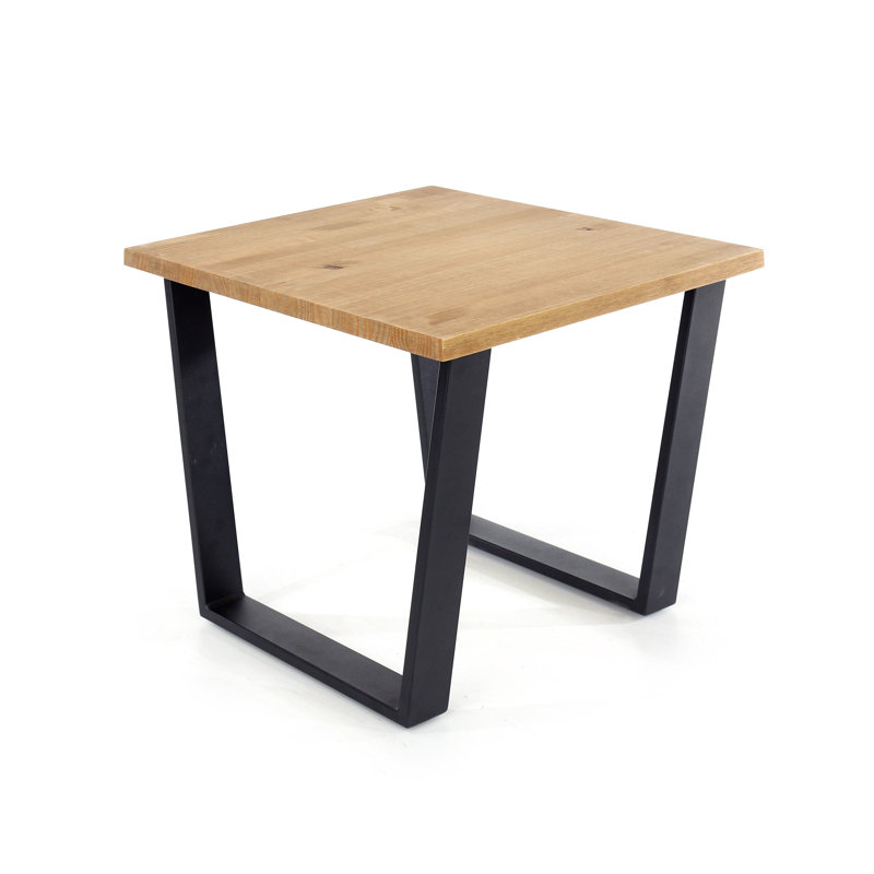 Caitlynne Industrial Design Wooden Side Table