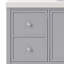 Meuble-lavabo moderne avec lavabo séparé et rangement spacieux-129940319