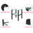 Dunkum Glass Top End Table Set-1031602569