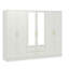 Wesley 6 Door 2 Drawer Wardrobe with Mirror