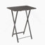 5 Piece Folding TV Tray Table Set,Foldable Sofa Side Table,End Table,Snack Table,Save Space,Grey