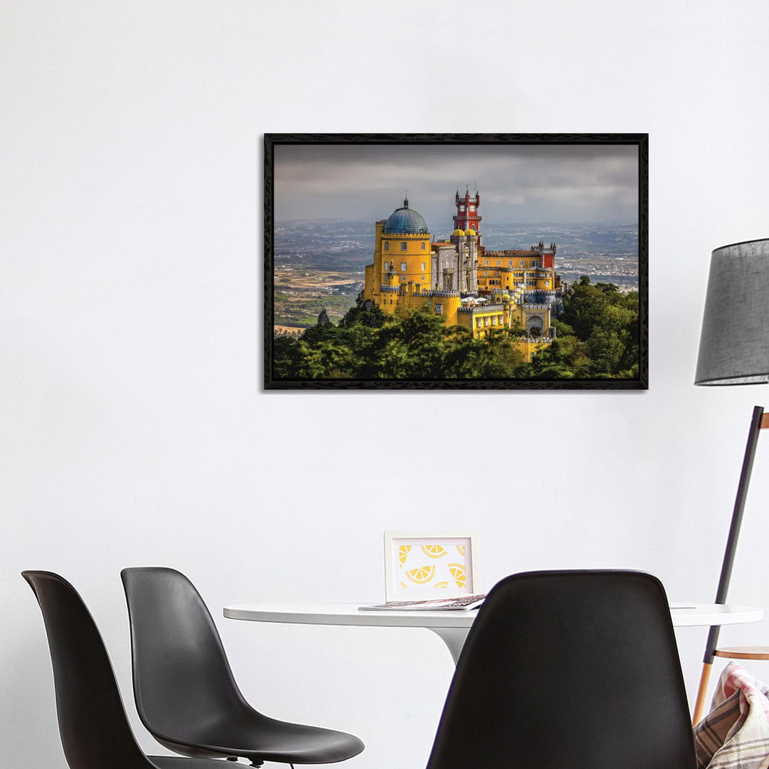 Portugal Park And National Palace Of Pena In The Clouds III von Alex G Perez - Gallery-Wrapped Canvas Giclée