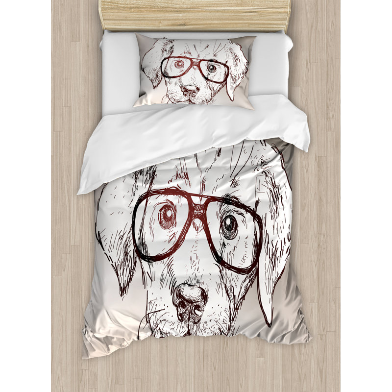 Modern & Contemporary Polyester Duvet Cover, Twin