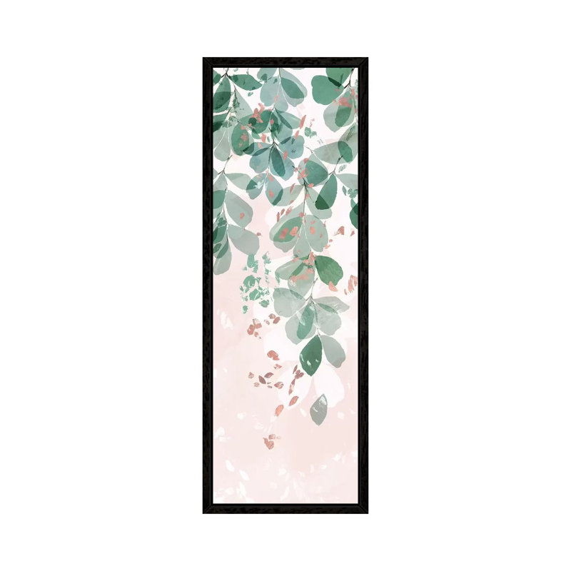 Mizzle II by Isabelle Z - Panoramic Print on Canvas, Black Framed, 30.48 cm H x 91.44 cm W