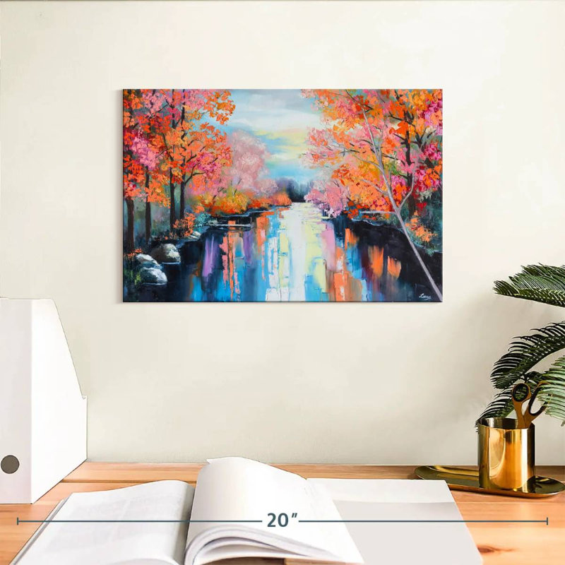 Scène d'automne Avery, H 8 po x l 12 po