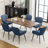Harrod  Leather Dining Chairs With Metal Legs-875122379