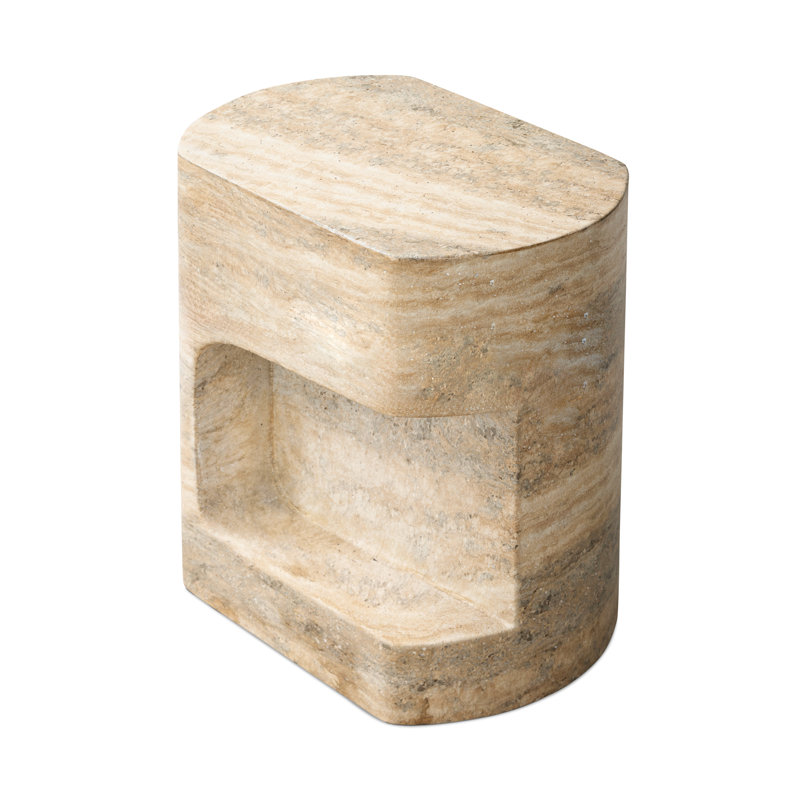 Clementine End Table, Sandy Grey