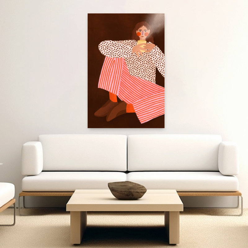Art contemporain Portrait contemporain, H 60 po x l 40 po