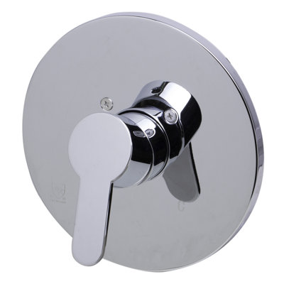 Shower Valve Mixer with Rounded Lever Handle
