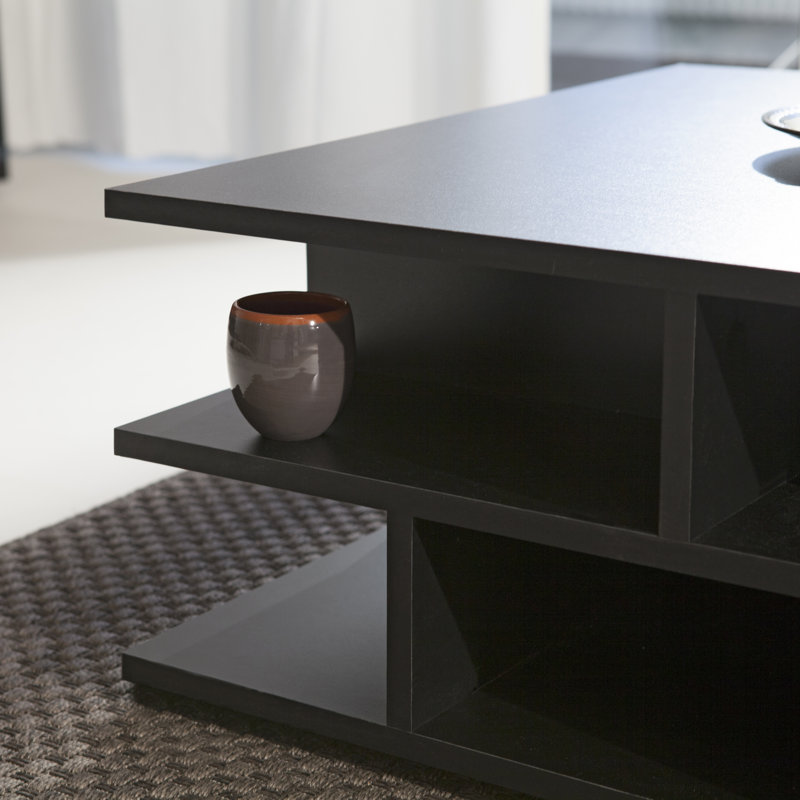 Solid Coffee Table, Black