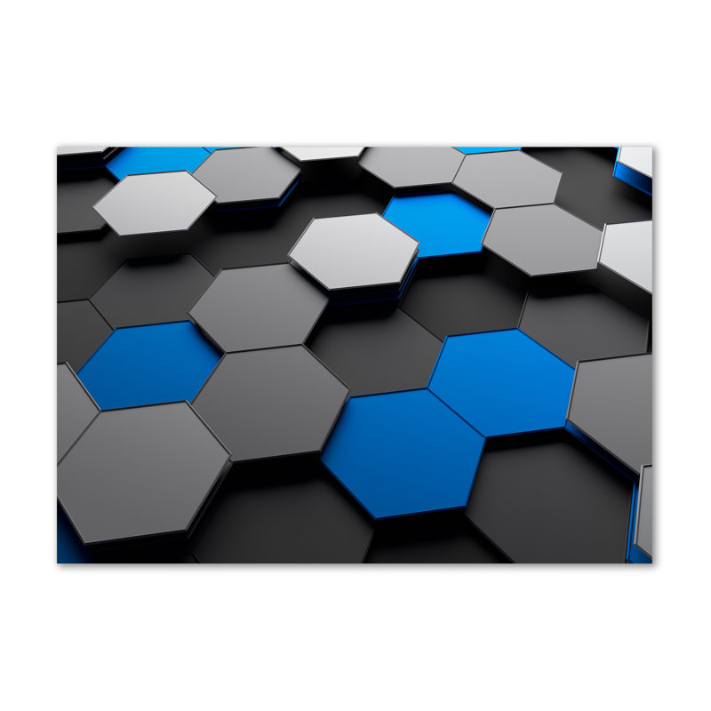 3D Abstraction - No Frame Print on Canvas
