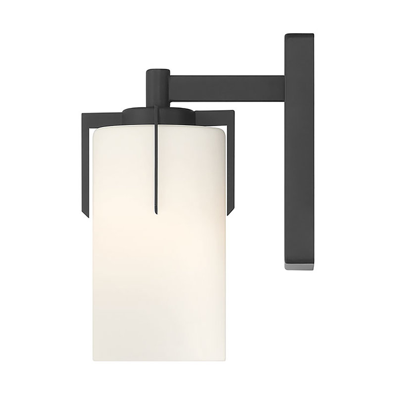 Froselle 9.5" High 1-Light Wall Sconce, Black