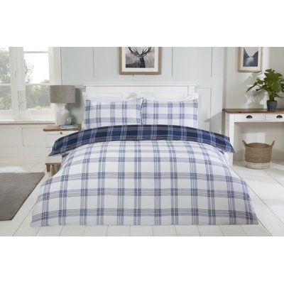 Burnest Tartan Duvet Cover Set with Pillowcases