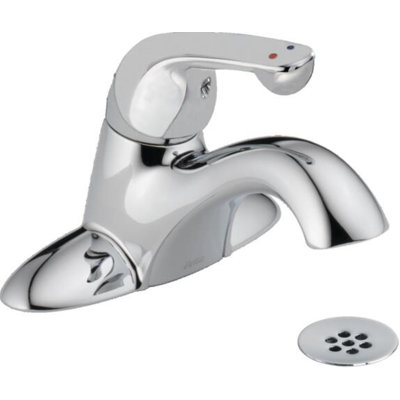 Centerset Bathroom Faucet with Drain Assembly