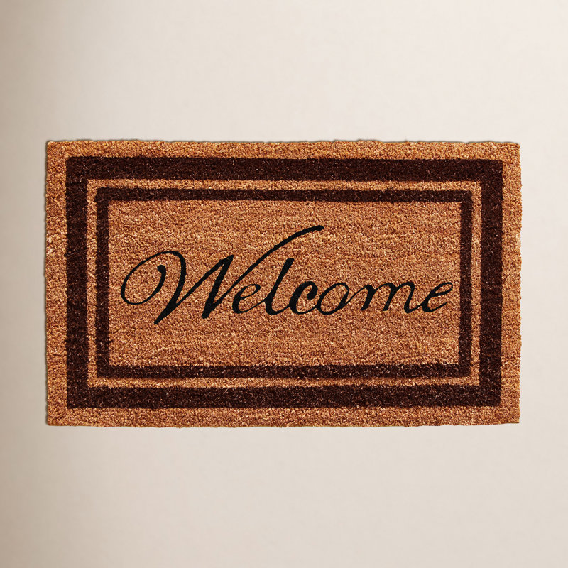 Stender Non-Slip Outdoor Doormat, Black, Rectangle 2' x 3'