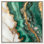 «Malachite Majesty», impression sur toile Geode par Art Remedy