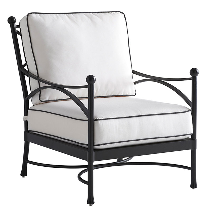 Pavlova Lounge Chair, White Sunbrella®