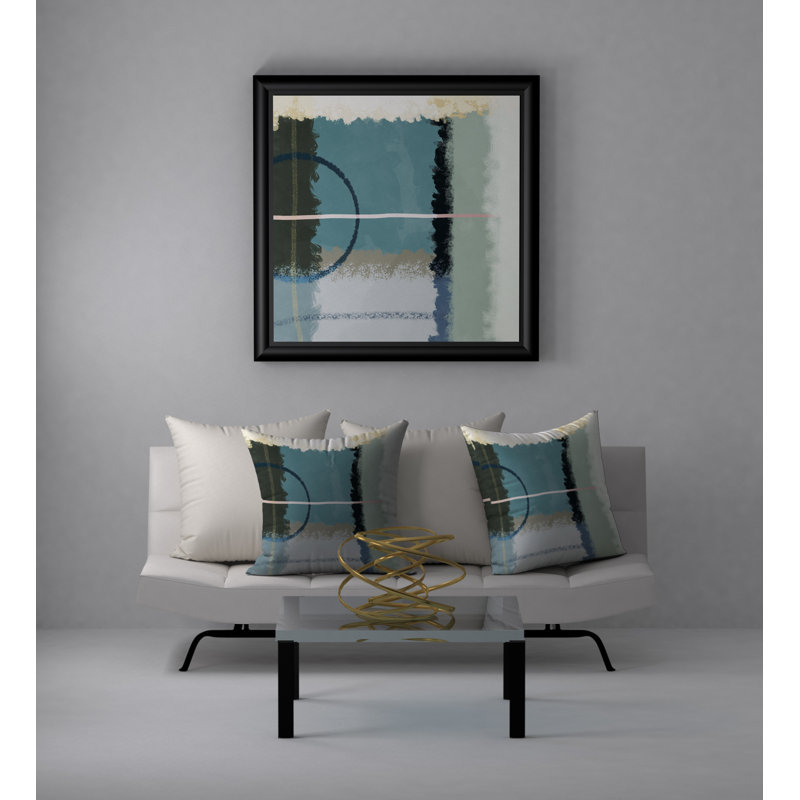 Housse de coussin décorative carrée et bourre Munchy, 24 po x 24 po
