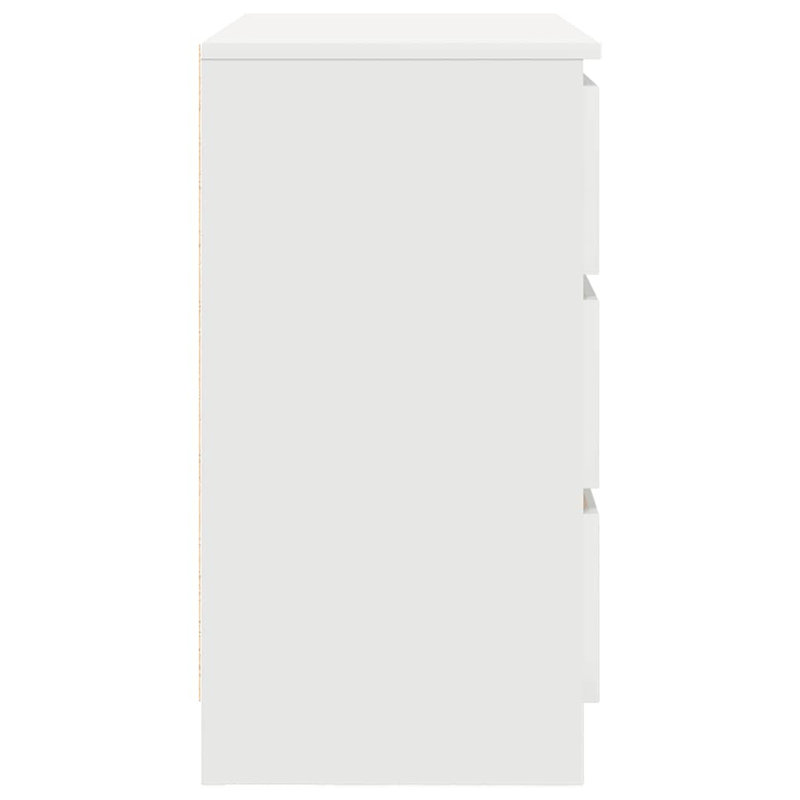 Sideboard With Drawer 71X35x65 Cm Engineered Wood, White