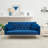 Cathal Velvet Sleeper convertible love seat sofa, American retro velvet, suitable for small living room, bedroom-513358724