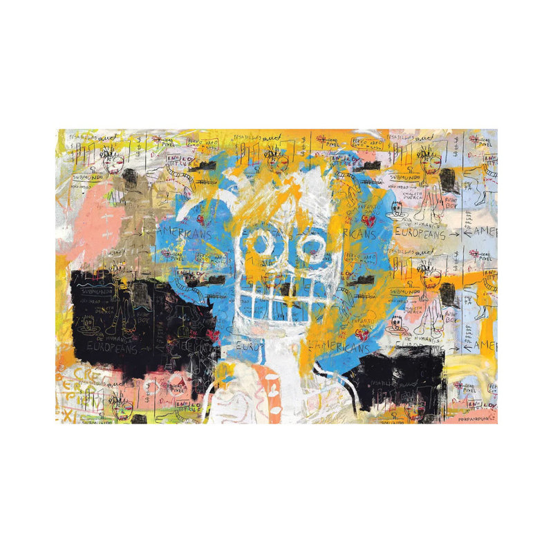 Blurring the Line Between Figuration and Abstraction 1 Piece Wrapped Canvas Wall Art, 30.48 cm H x 45.72 cm W