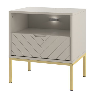 Ahola 134.62 cm W Bedside Table