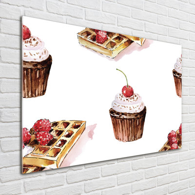 Dessert - No Frame Print on Glass