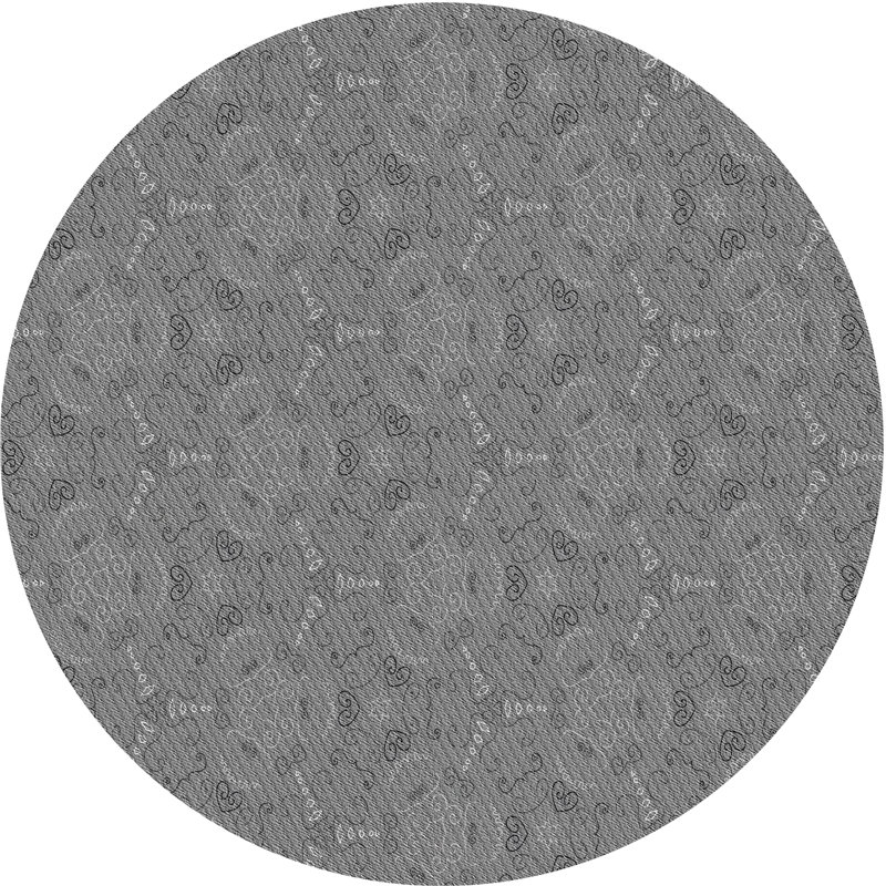Tapis gris, Carré 4 pi