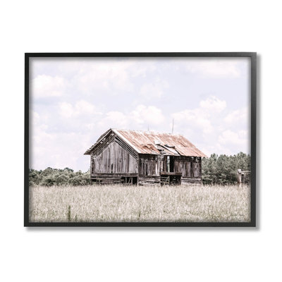 " Countryside Cabin Rural Field " by Jennifer Rigsby